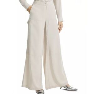 Theory Cargo Wide leg pants beige size 2